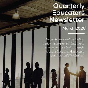 Chartered Accountants Quarterly Educators Newsletter March 2020